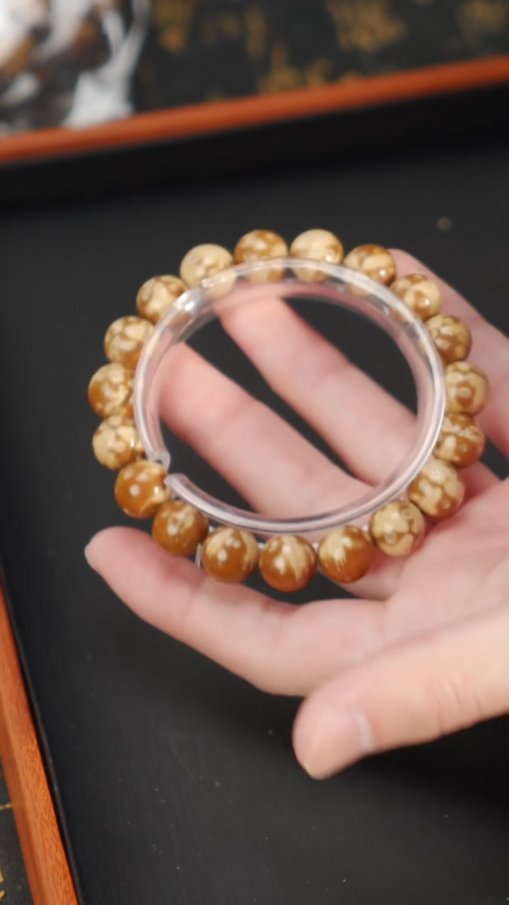 【闪购商品】紫金鼠手串紫金鼠熊猫光珠