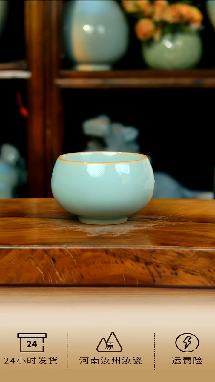 陶瓷新款全手工大禅定杯不完美新粉体验