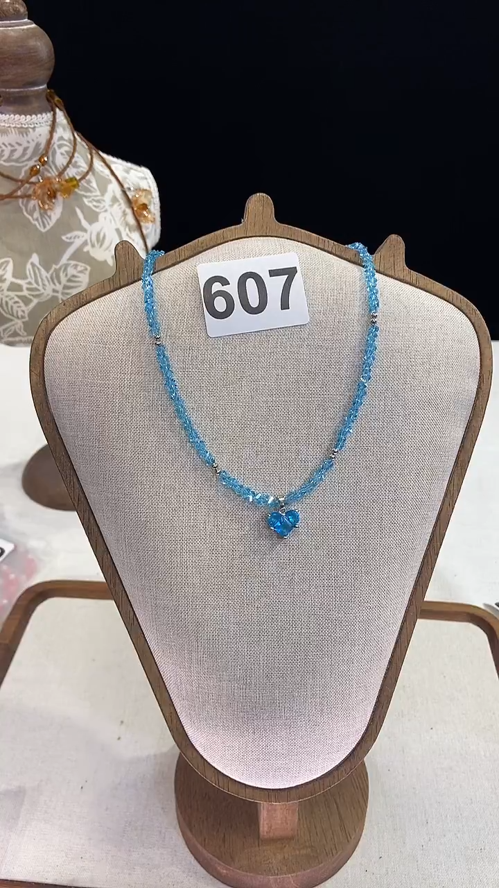 项链钛钢淡水珍珠607