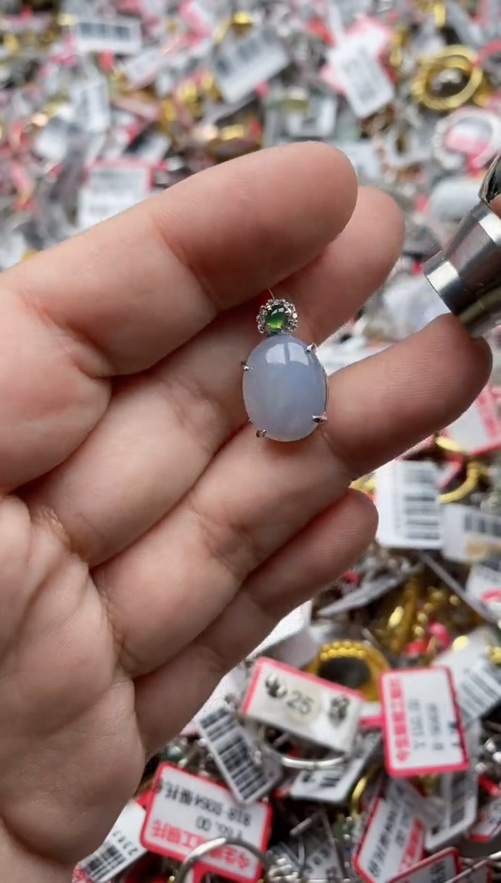 【闪购商品】翡翠戒指银S925镶嵌33333---4