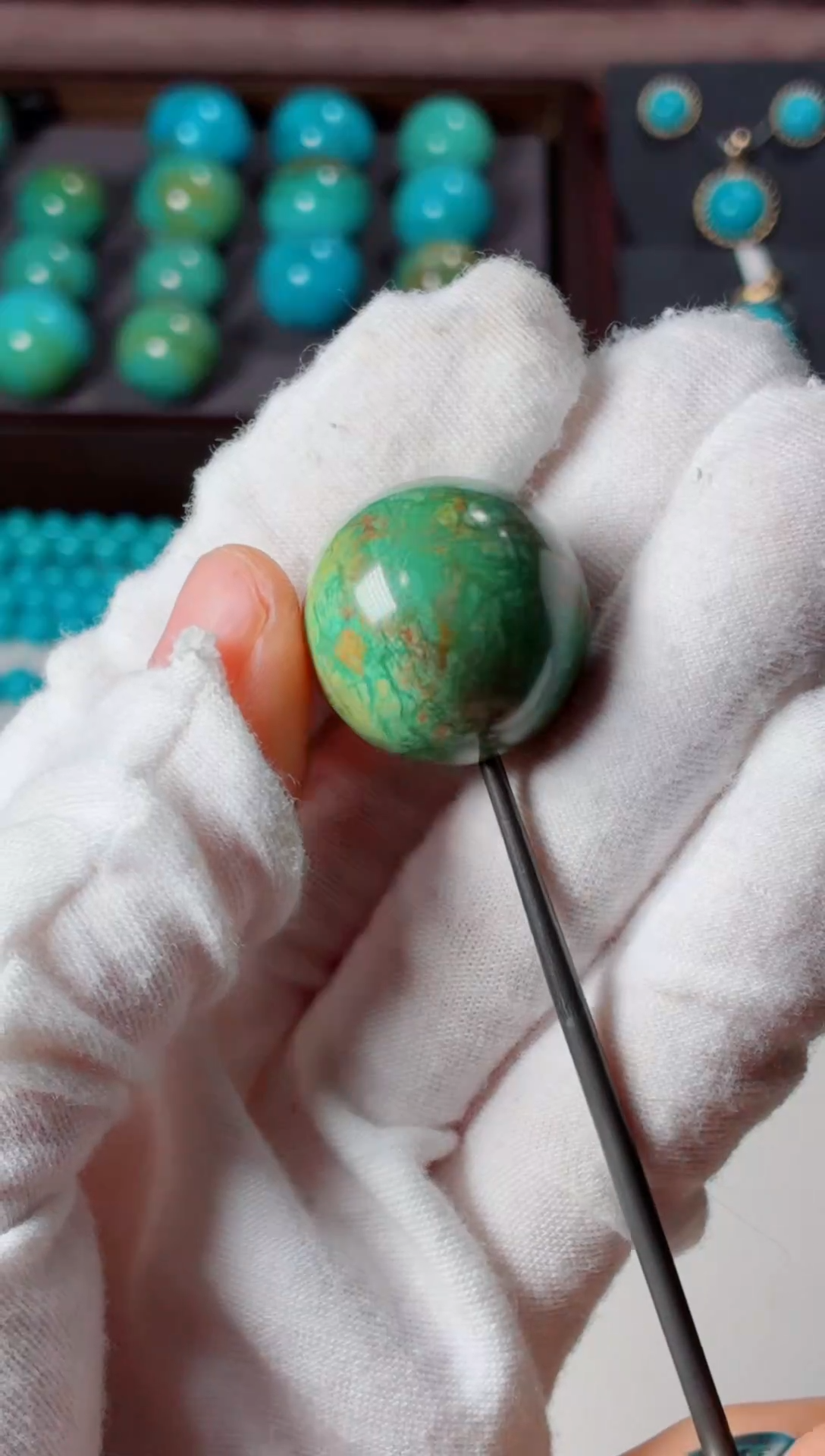 未镶嵌绿松石吊坠1