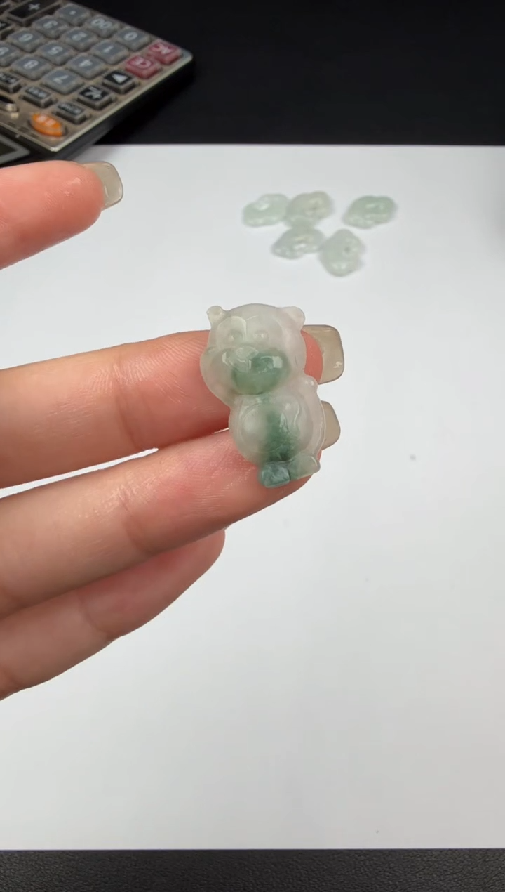 未镶嵌定制翡翠翡翠饰品-12 毛货