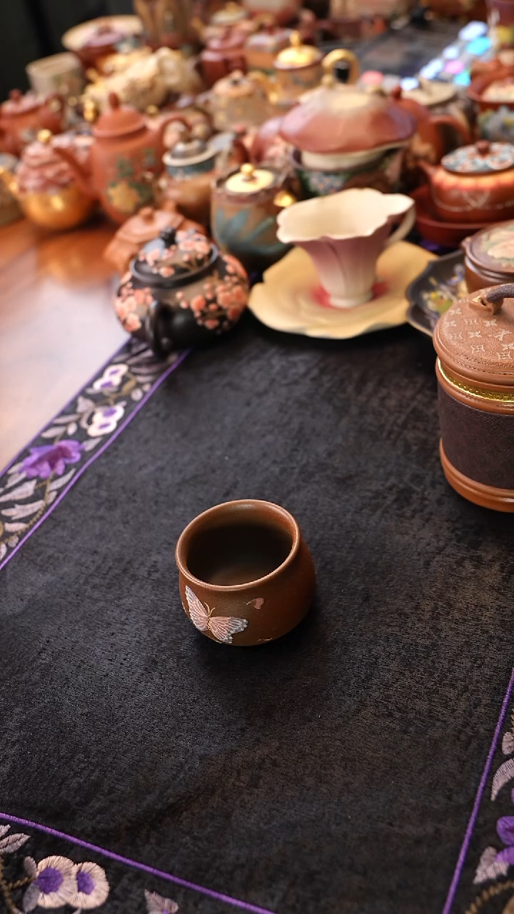 茶壶紫砂柴烧小杯
