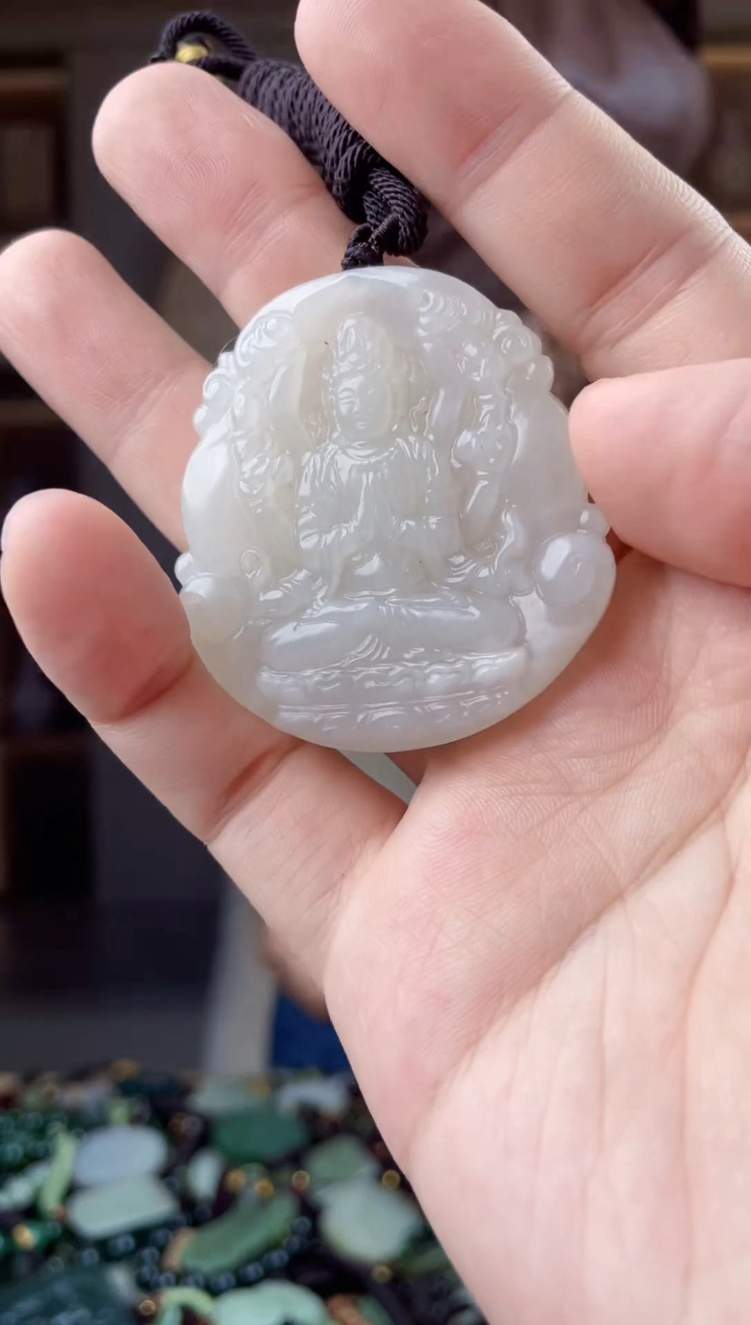 颈饰未镶嵌和田玉拍一发一，多样性发货