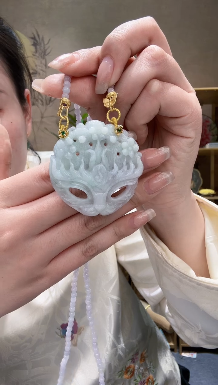 【闪购商品】翡翠耳饰未镶嵌吊坠