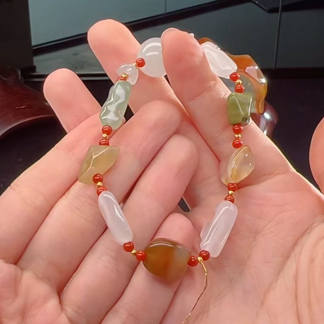 【庄家翡翠】随形手串