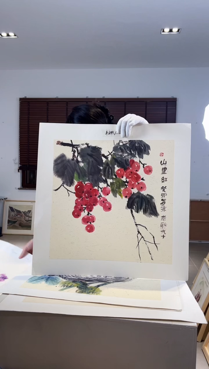 【闪购商品】版画限量亲签盖章版画S