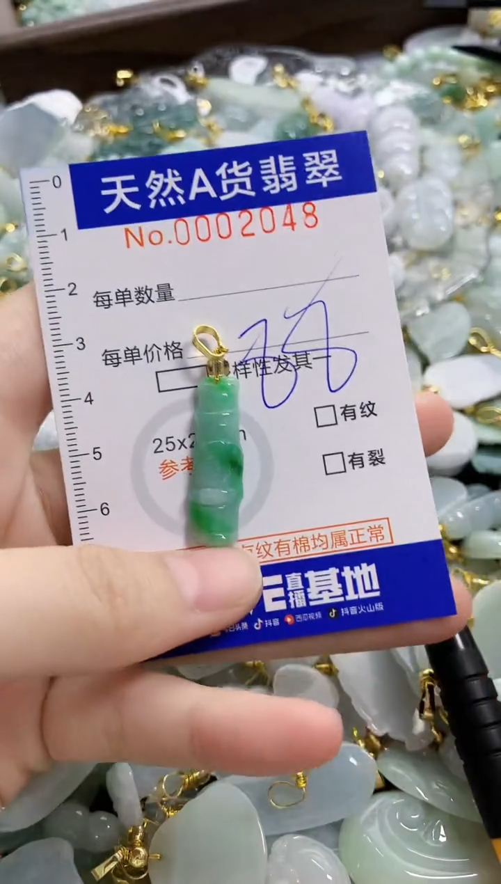 颈饰未镶嵌翡翠L****9天然A货翡翠