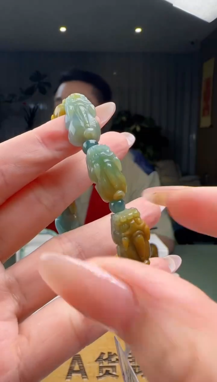 【闪购商品】翡翠手串未镶嵌YJ@@960Q3J07642