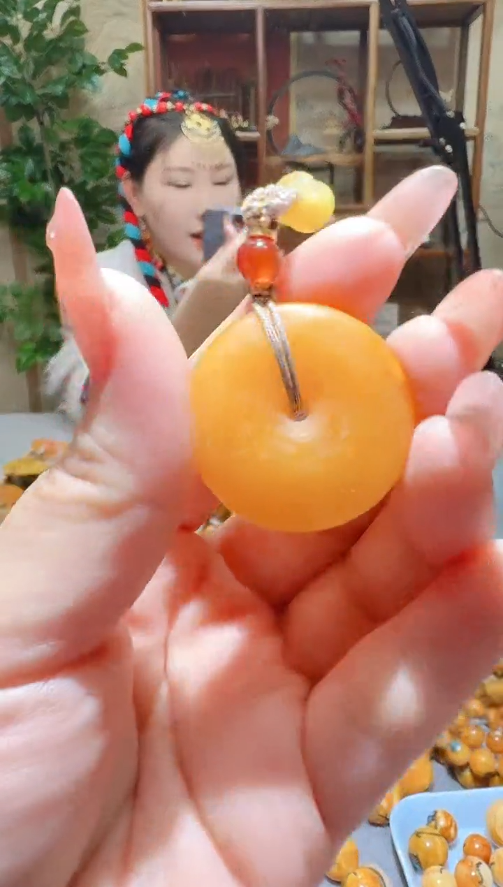 蜜蜡颈饰未镶嵌874天然蜜蜡珠宝奇石全都保真