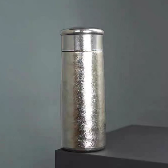 新品内外纯钛带茶隔保温异形杯200-300ML
