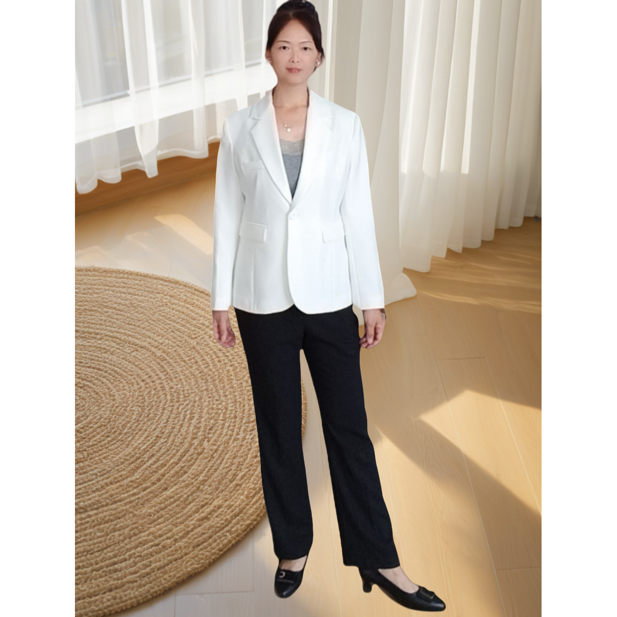 女款2025秋季新款八片修身显气质百搭精品服饰