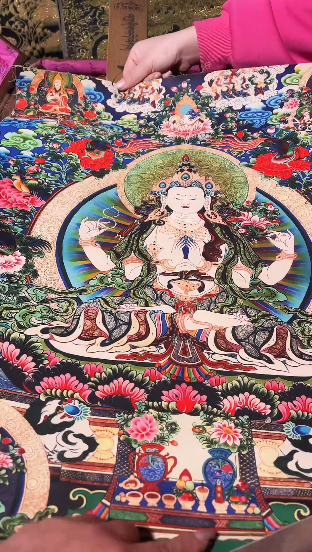 卷轴画东东唐卡tk16