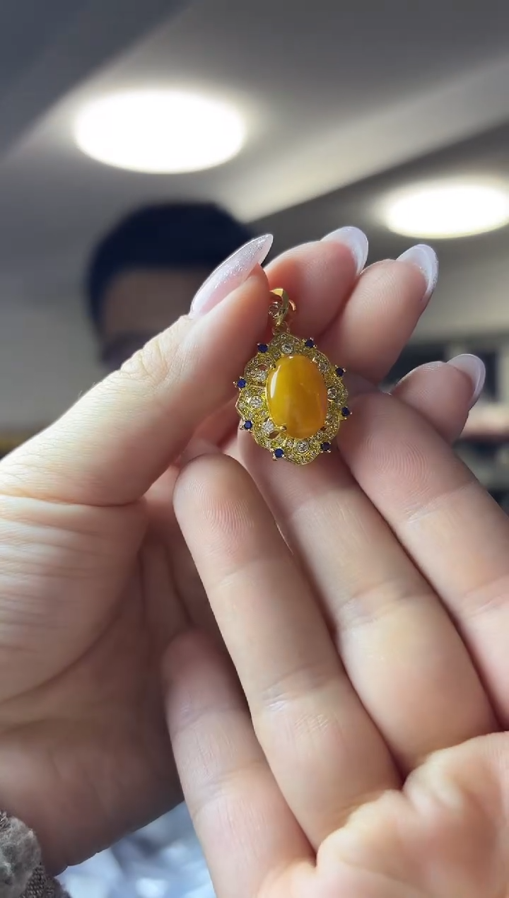 裸石蜜蜡未镶嵌（多样性发一件）