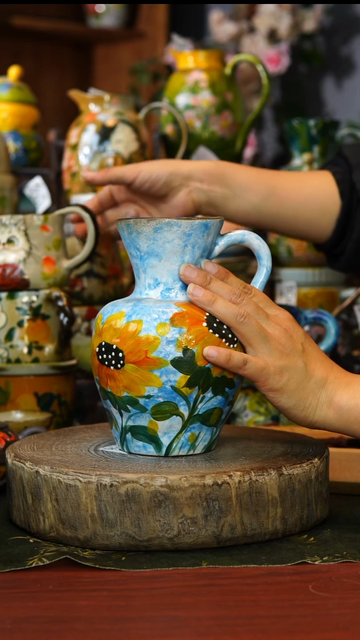 陶瓷194景德镇手工手绘釉下彩陶瓷