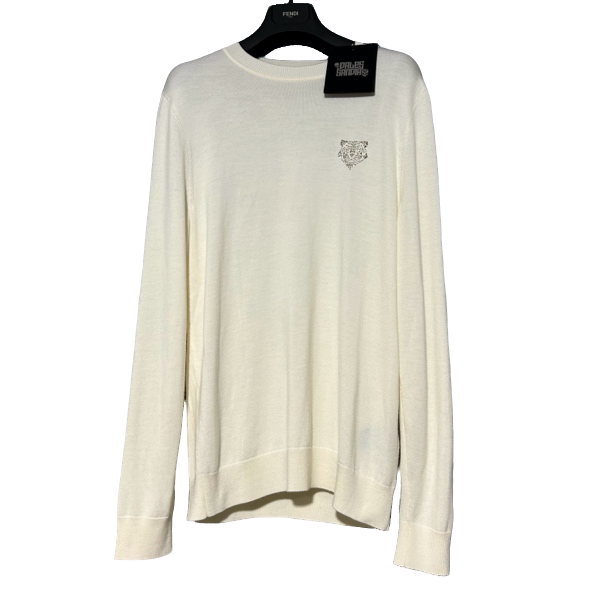 DB胸前logo米白色羊毛衫全新全尺码鉴真