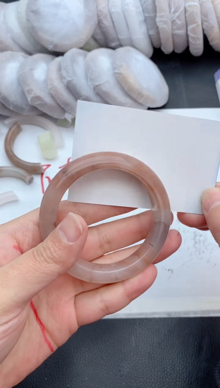 【闪购商品】石英质玉未镶嵌手镯129+53/54