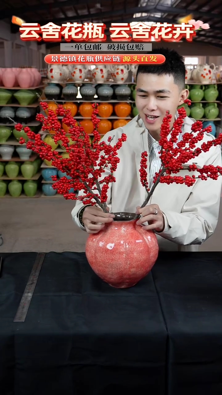 陶瓷景德镇陶瓷花瓶