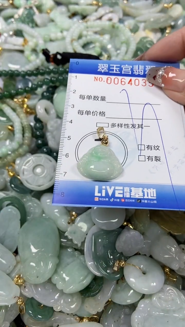 【闪购商品】翡翠颈饰未镶嵌闪购商品0064035