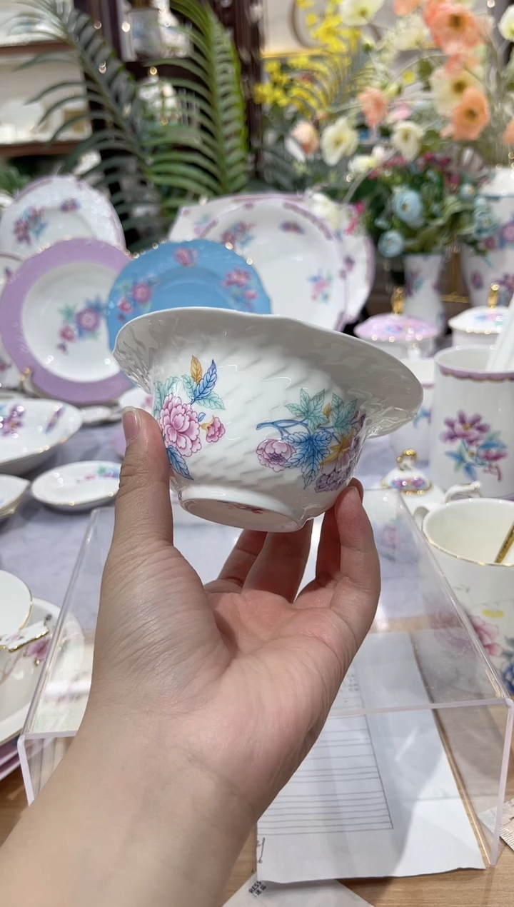 36%以上骨粉骨瓷5英寸甜品碗