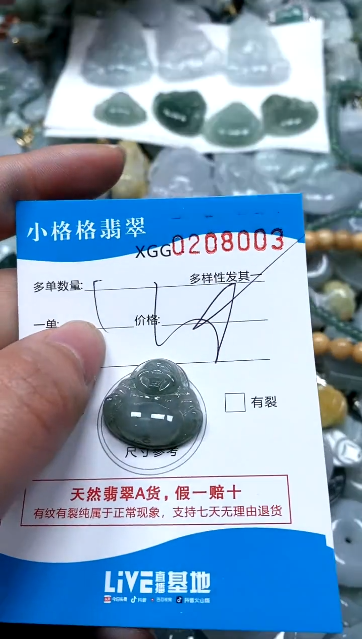 【闪购商品】翡翠颈饰未镶嵌闪购商品0208003