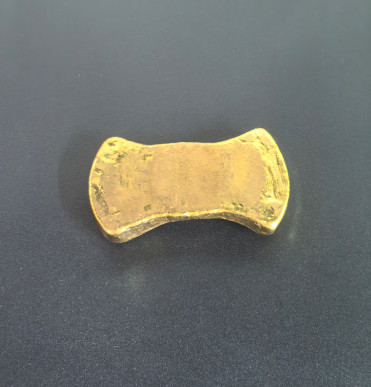 金灿灿 船锭 实心 摆件