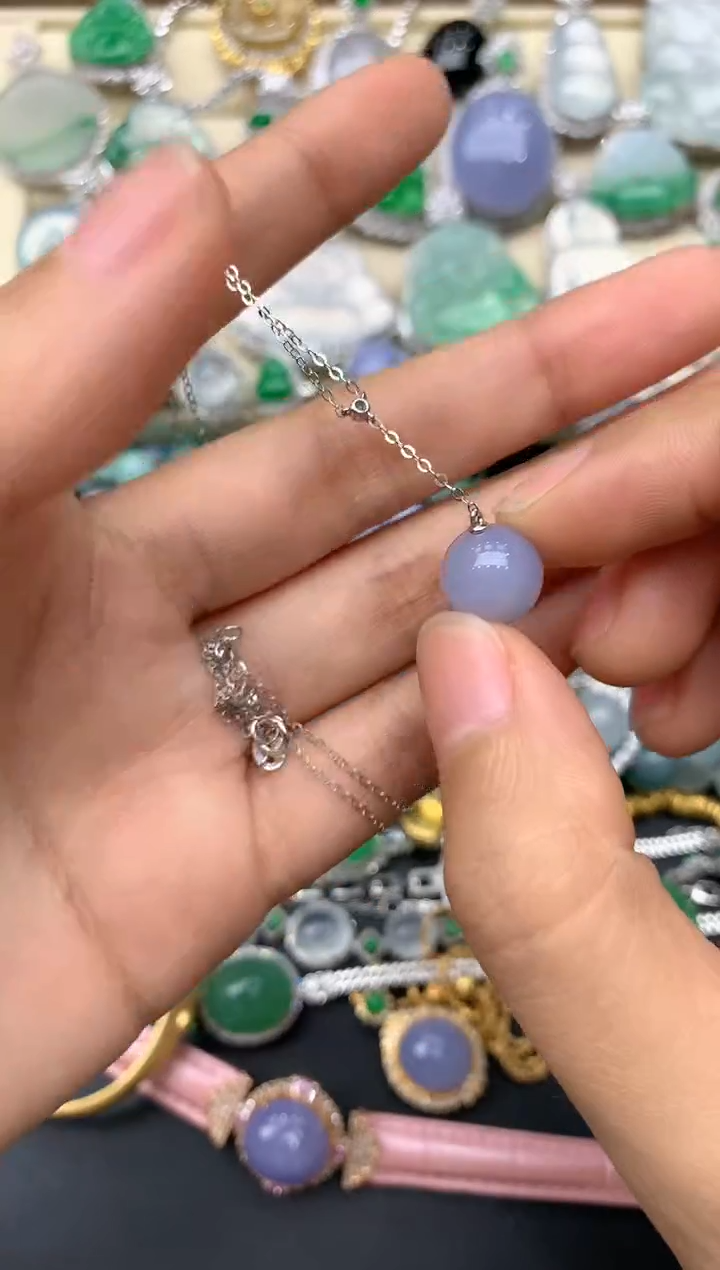 【闪购商品】翡翠颈饰18K金镶嵌118-中国好珍宝