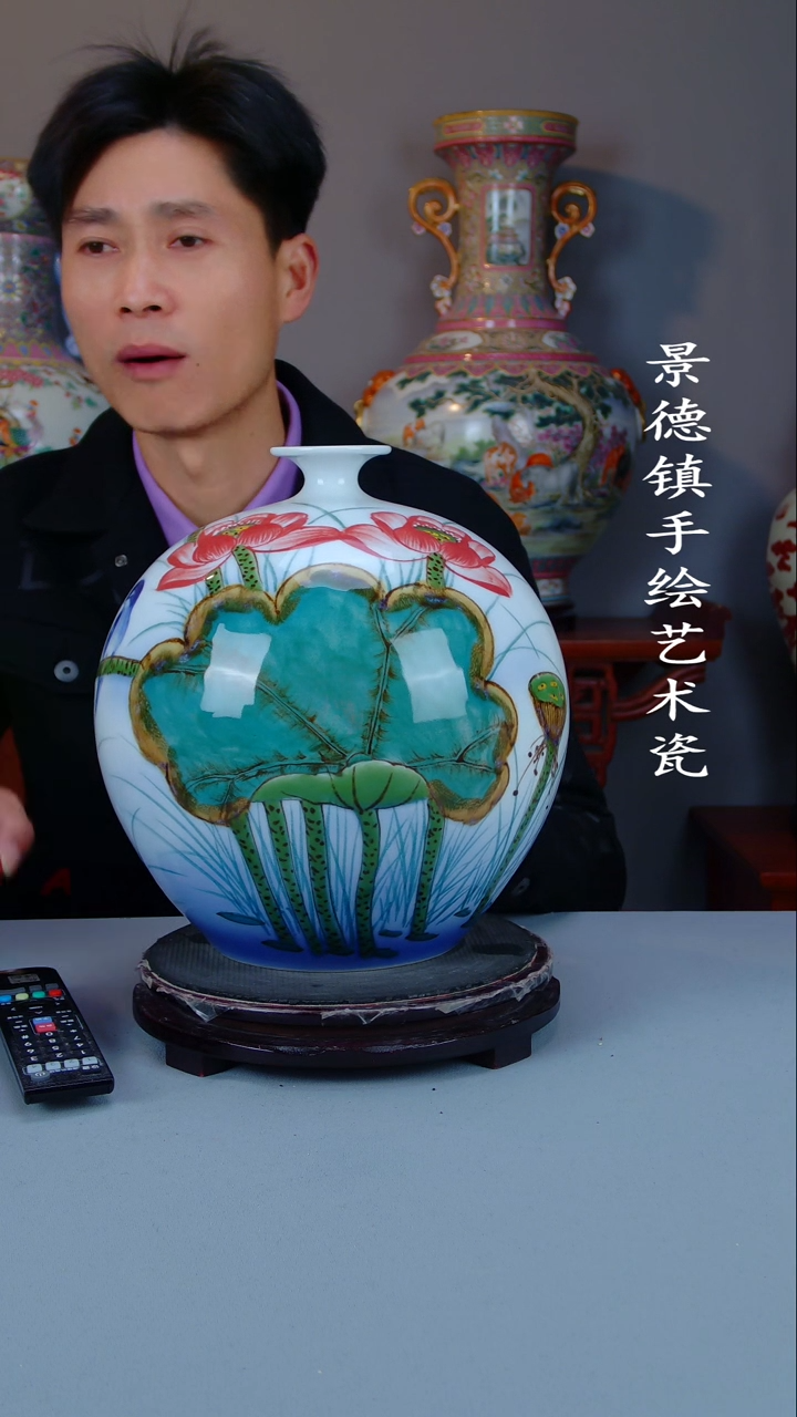 摆件陶瓷景德镇手工手绘陶瓷摆件景德镇手工手绘陶瓷摆件19