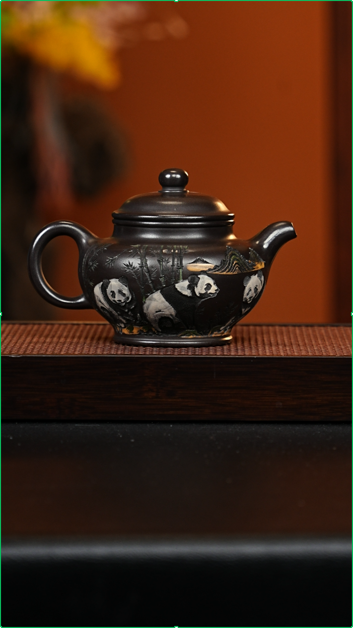 宜兴紫砂 掇只 石黄 李琴 h649