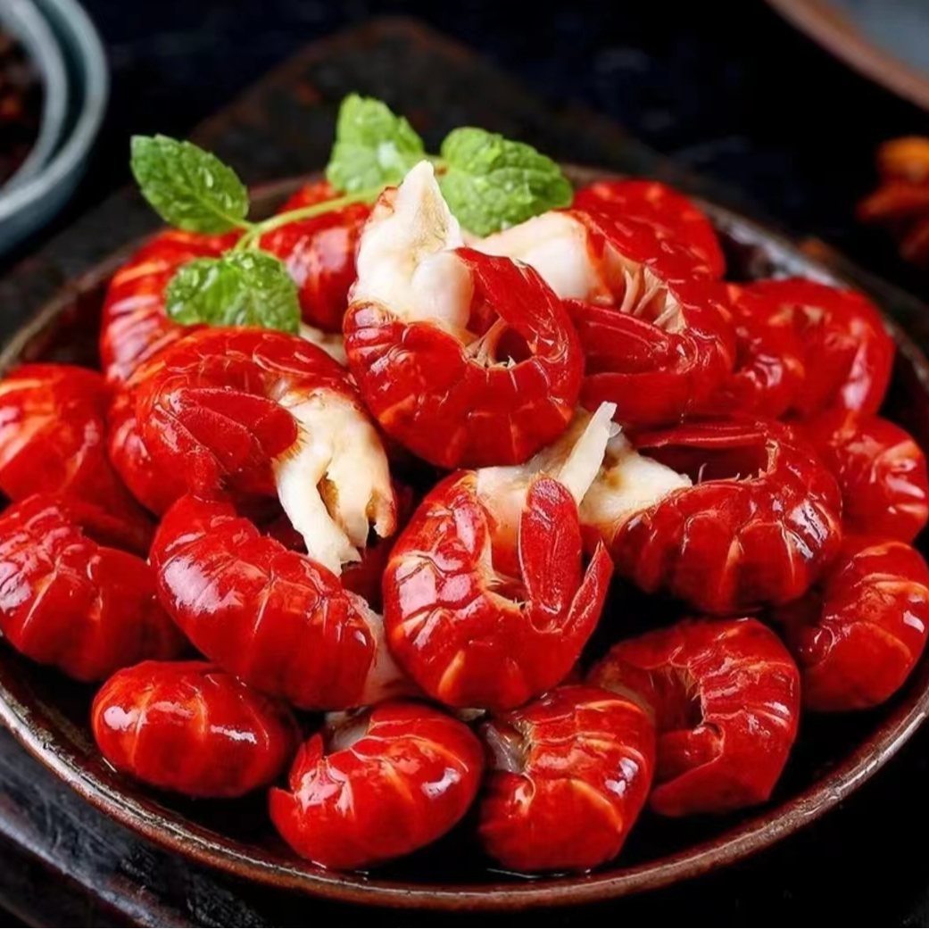 4包4斤+4包料  新鲜现剥速冻龙虾尾    带黄带膏 顺丰包邮