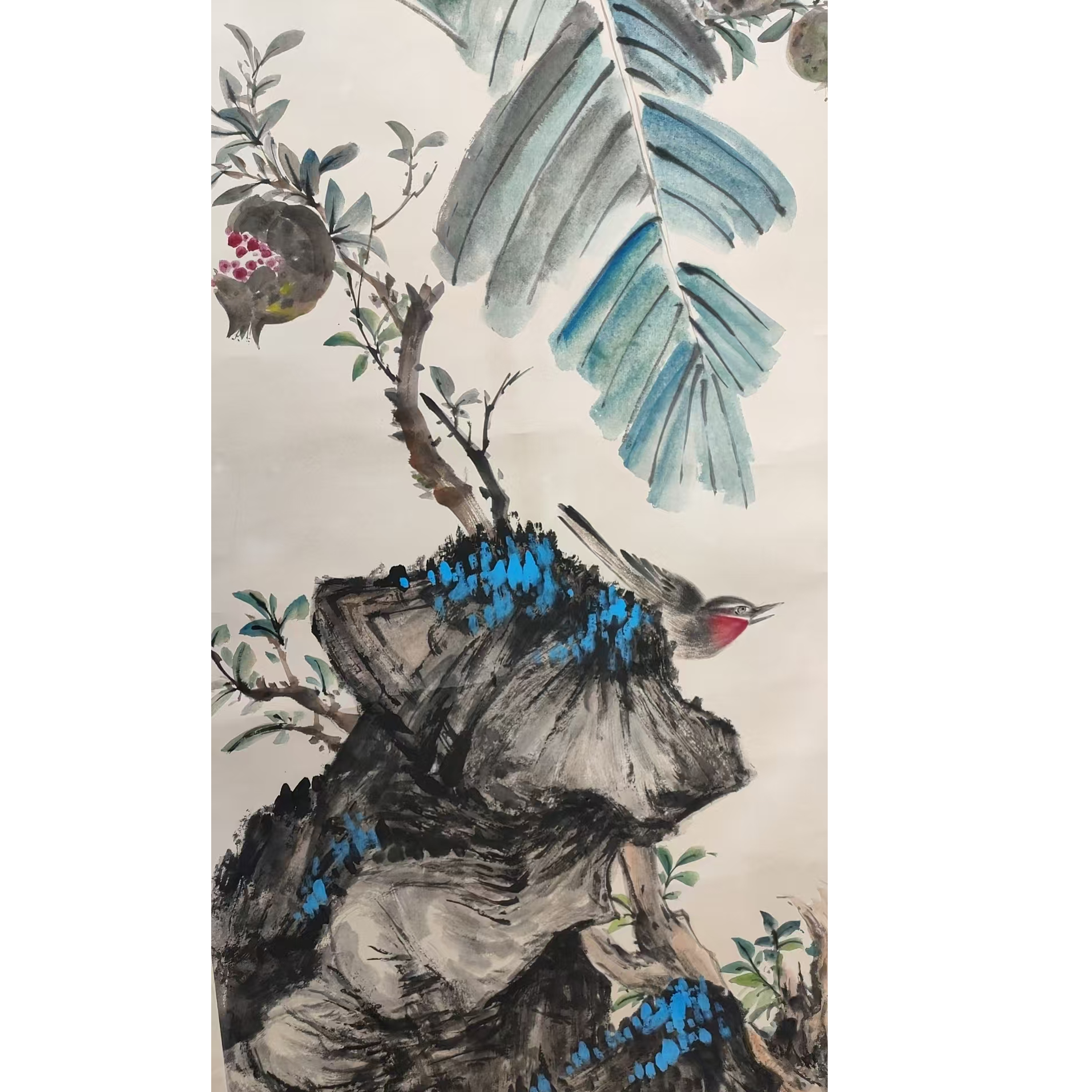 江老款花鸟立轴138/67