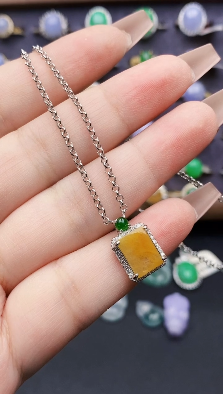 银S925镶嵌戒指翡翠1031