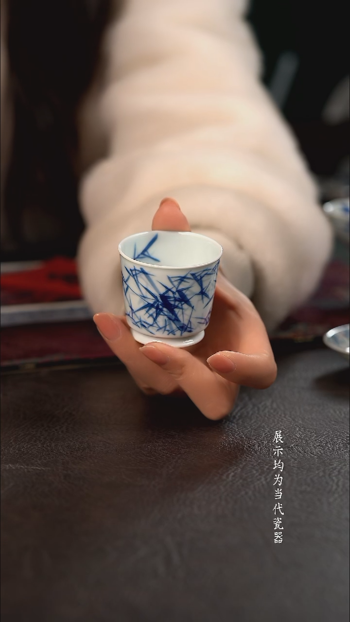 品遗HL清风竹小马蹄闻香杯 随机