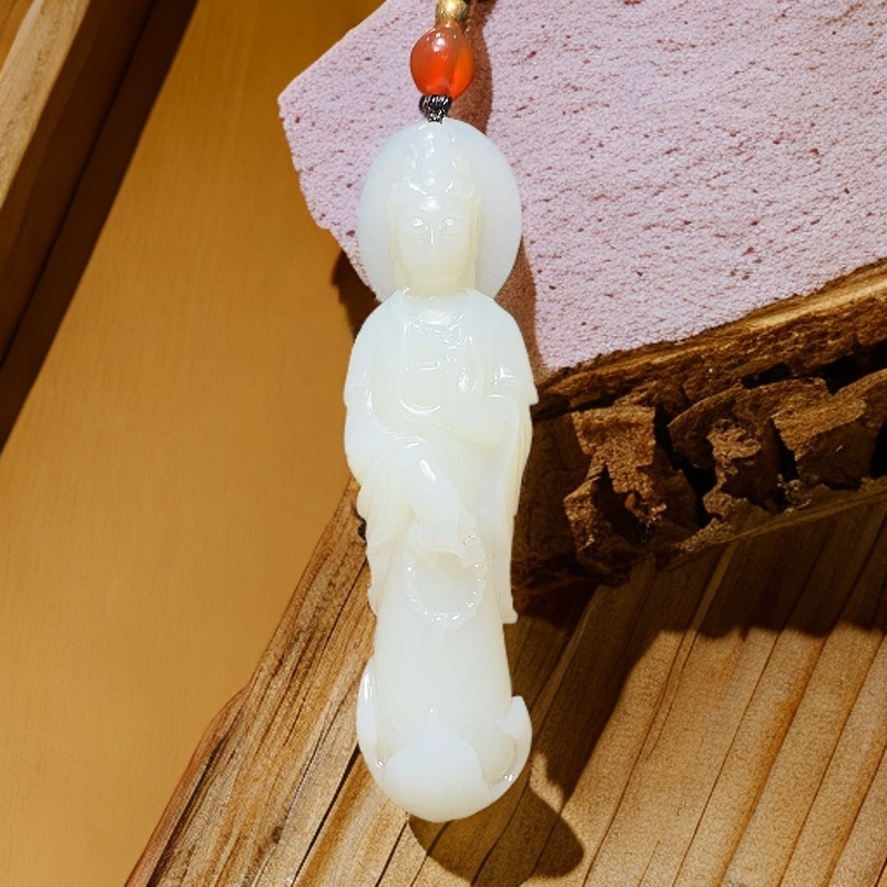 和田玉吊坠(不含链)未镶嵌