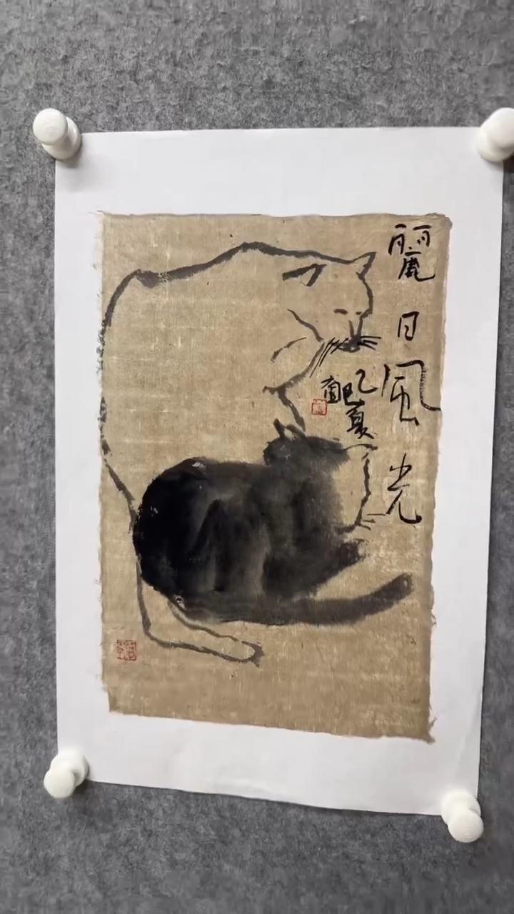 国画写意画花鸟画手绘