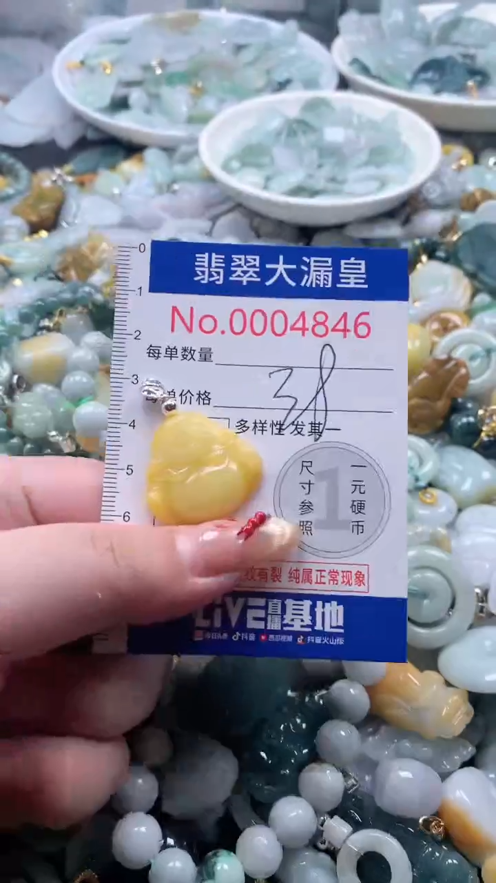 【闪购商品】翡翠吊坠(不含链)未镶嵌4846