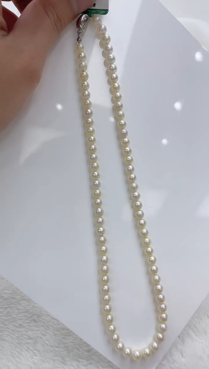 【闪购商品】海水珍珠颈饰银S925镶嵌海水珍珠项链