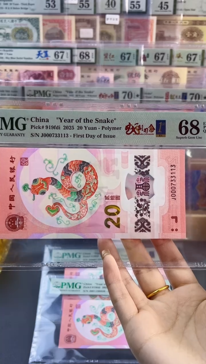 【闪购商品】塑料蛇副司令首日标 PMG68分尾113