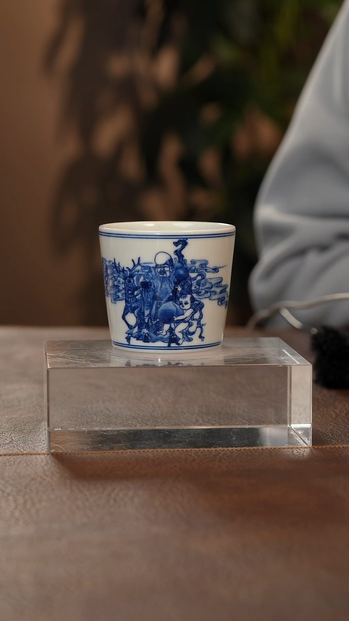 【闪购商品】瓷片青花瓷茶具斌芬陶瓷