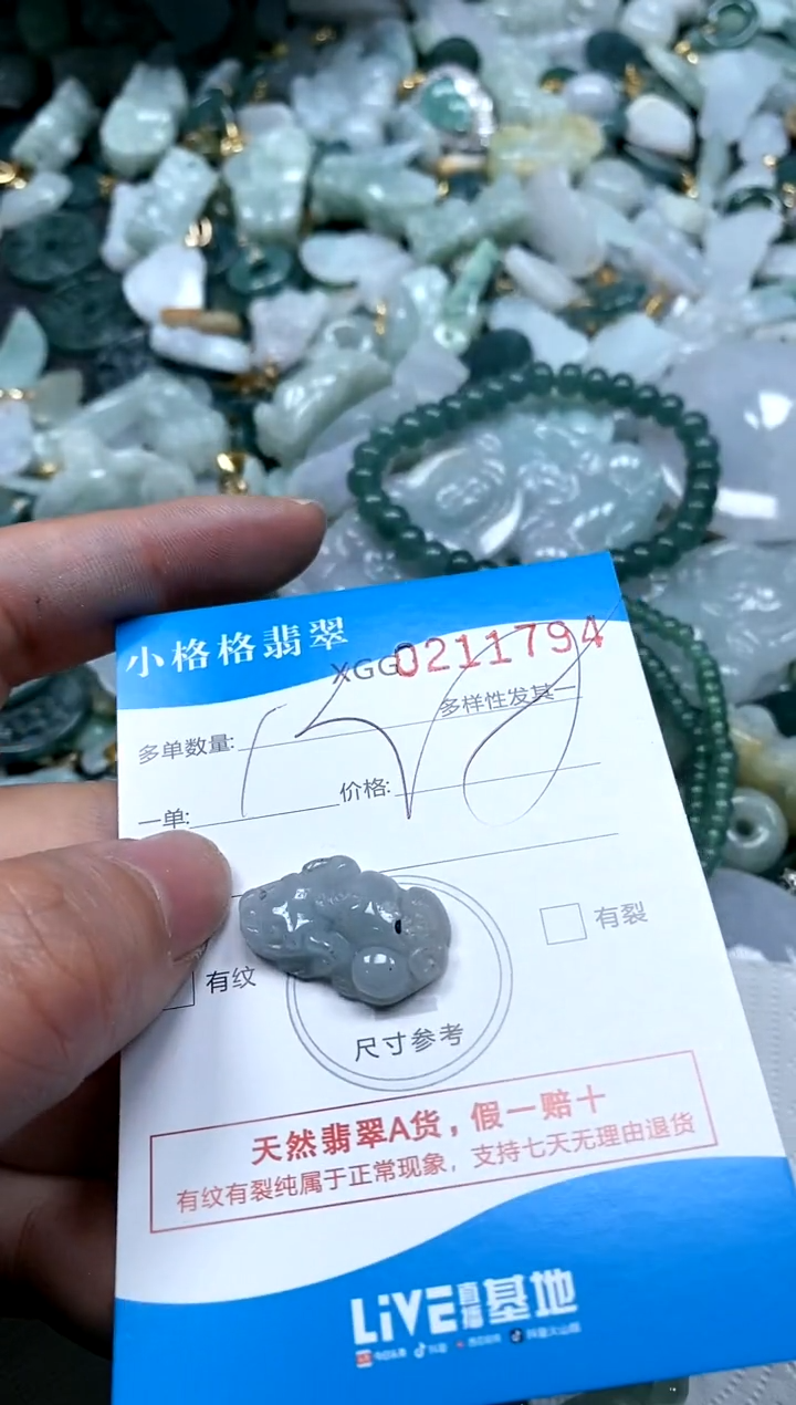 【闪购商品】翡翠颈饰未镶嵌闪购商品0211793