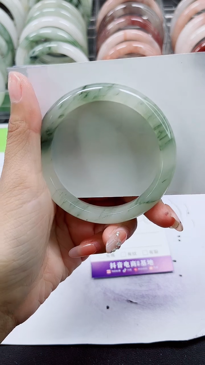 【闪购商品】石英质玉手镯未镶嵌A58-55/56