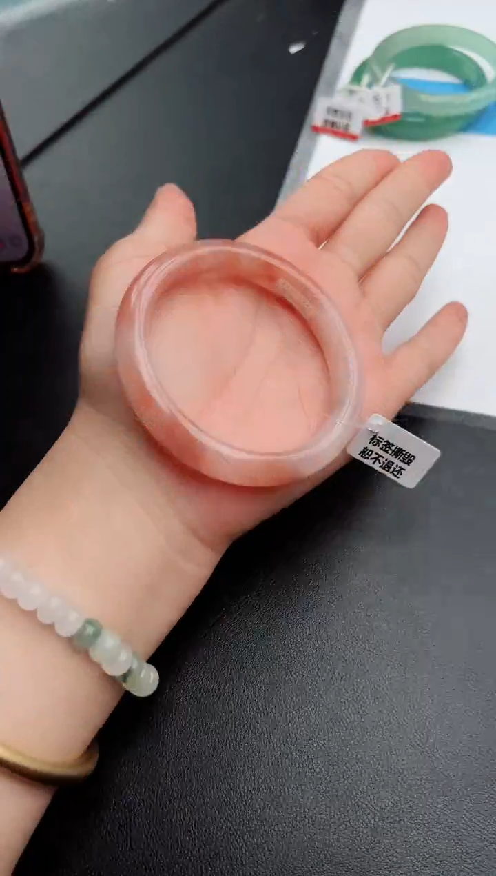 【闪购商品】石英质玉手镯未镶嵌z297-T58.6