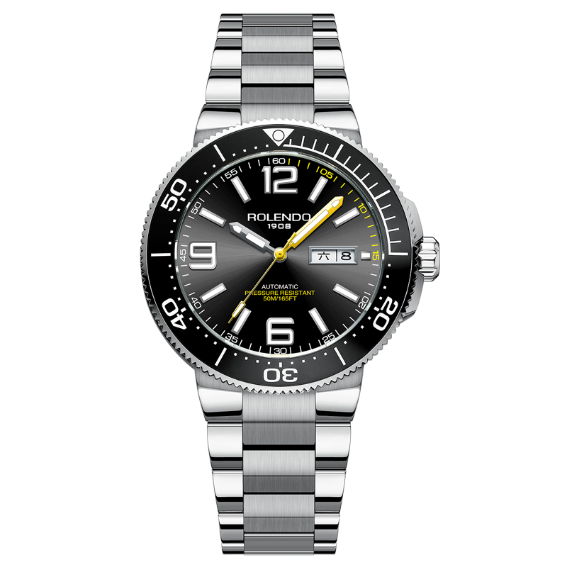 男士全自动机械腕表双日历多功能机械手表（李总）