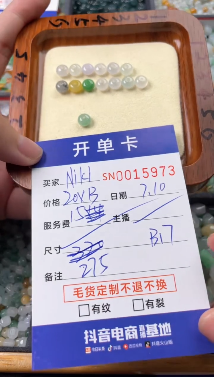 翡翠未镶嵌颈饰N**i00015973