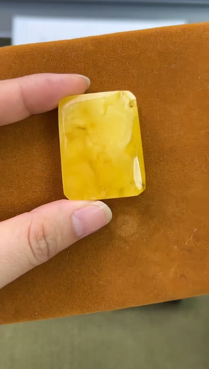 裸石琥珀未镶嵌琥珀蜜蜡吊坠