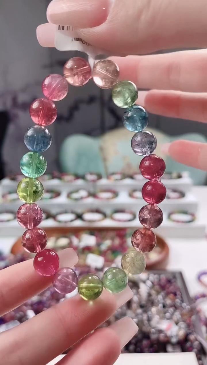 【闪购商品】碧玺手链未镶嵌9mm+多人多样性发其一