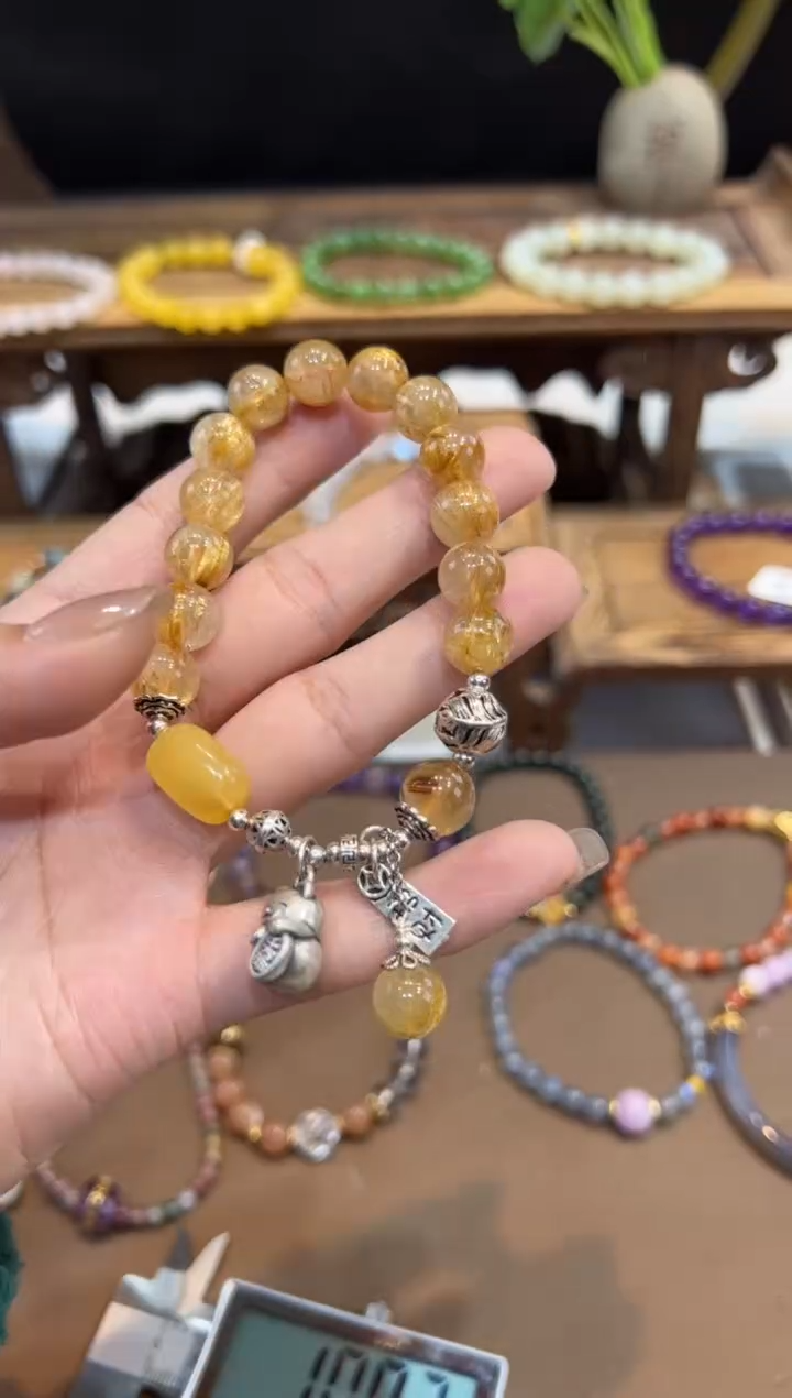 【闪购商品】水晶手串未镶嵌@@手饰