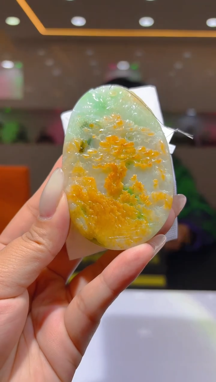 未镶嵌定制翡翠19/1220/L/山水