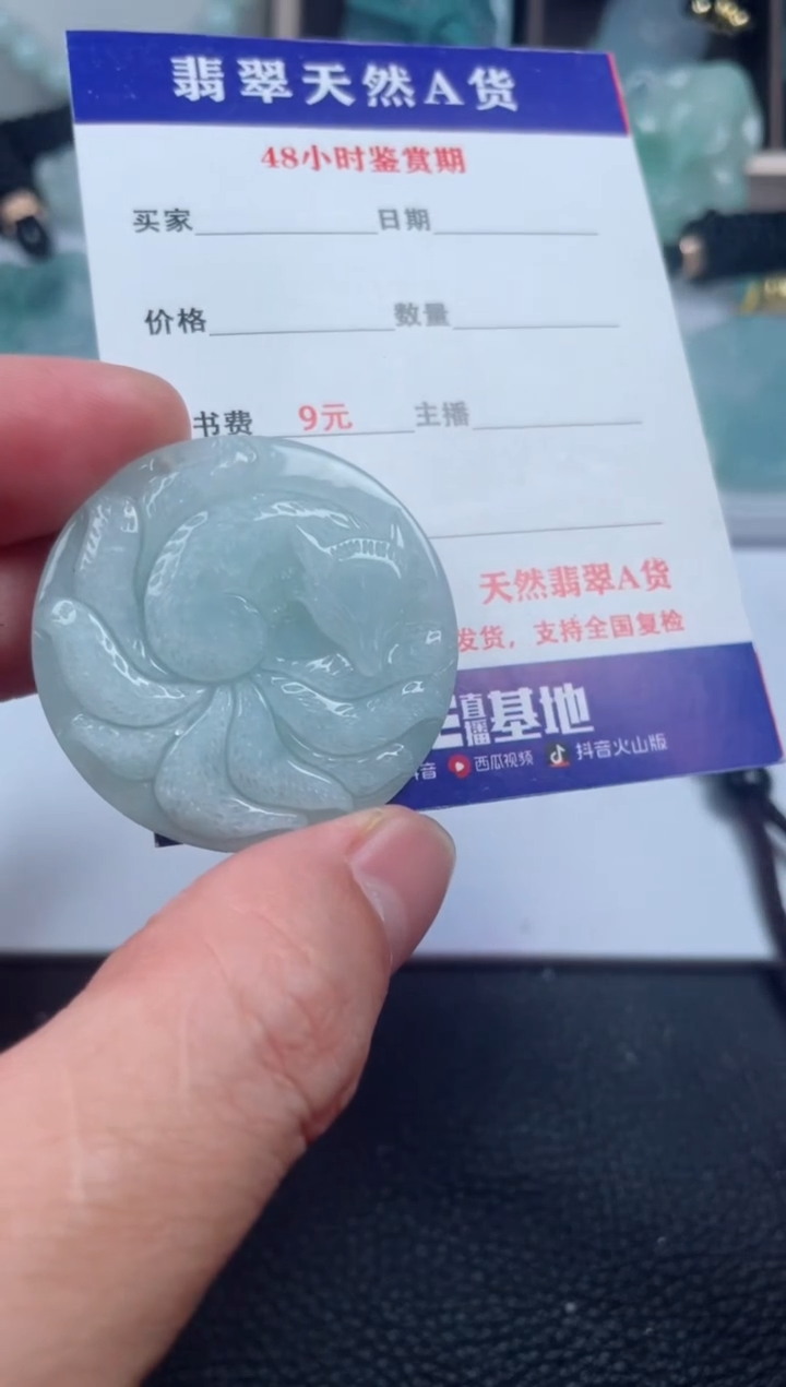 翡翠未镶嵌颈饰