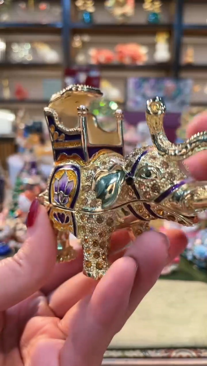 【闪购商品】精致珐琅彩首饰盒